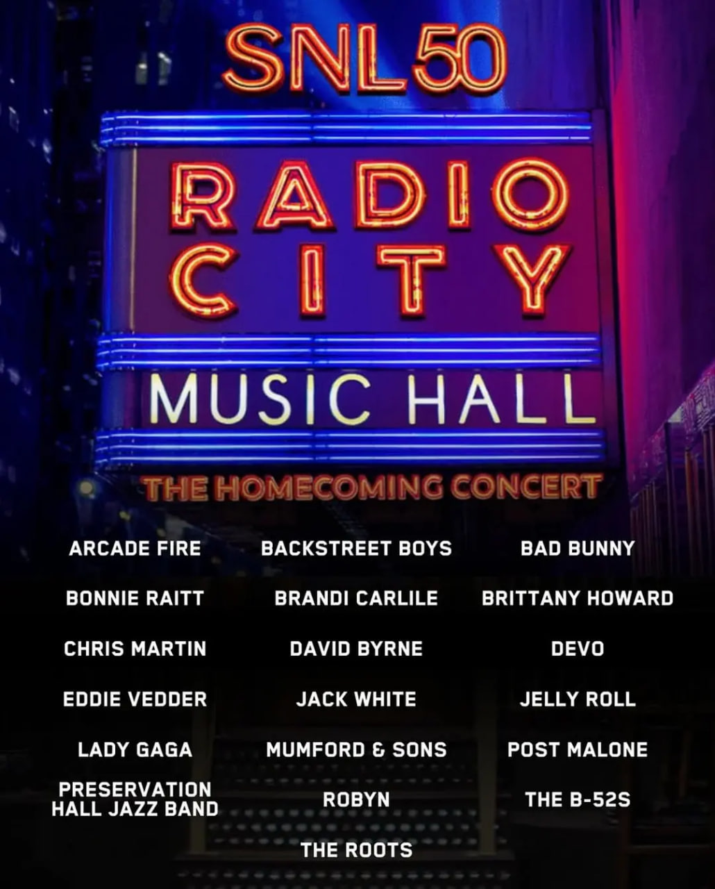 周六夜現(xiàn)場(chǎng)50周年演唱會(huì)(全集)